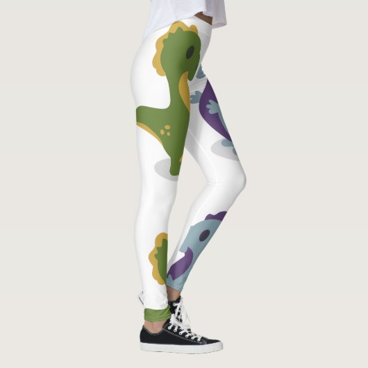 Niedlich Dinosaur Pair Thunder_Cove Leggings (Rechts)