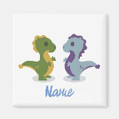 Niedlich Dinosaur Pair Thunder_Cove Magnet (Vorne)