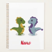 Niedlich Dinosaur Pair Thunder_Cove Planer (Vorderseite)