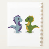 Niedlich Dinosaur Pair Thunder_Cove Planer (Rückseite)