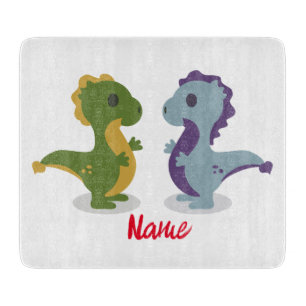 Niedlich Dinosaur Pair Thunder_Cove Schneidebrett