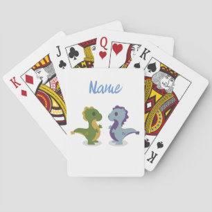 Niedlich Dinosaur Pair Thunder_Cove Spielkarten