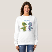 Niedlich Dinosaur Pair Thunder_Cove Sweatshirt (Vorne ganz)