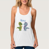 Niedlich Dinosaur Pair Thunder_Cove Tank Top (Vorderseite)