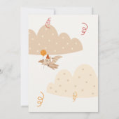 Niedlich Dinosaur Party Tiere Kindergeburtstag Einladung (Rückseite)