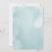 Niedlich Dinosaur Preggosaurus Baby Dusche Einladung (Rückseite)