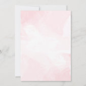 Niedlich Dinosaur Preggosaurus Baby Dusche Einladung (Rückseite)