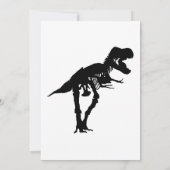 Niedlich Dinosaur T-Rex Themenjurassische Welt Einladung (Rückseite)
