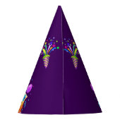 Niedlich Dinosaur Unicorn Regenbogen Baloon Geburt Partyhütchen (Rückseite)