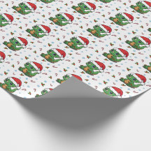 Niedlich Dinosaur Weihnachtsmannmütze Weihnachtswr