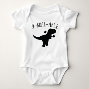Niedlich Dinosaurier Bodysuit Sleeper Baby Strampler