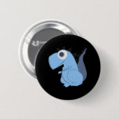 Niedlich Dinosaurier Button (Vorne & Hinten)