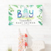 Niedlich Dinosaurier Es ist ein Baby-Duschbanner Banner (Insitu)