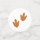 Niedlich Dinosaurier Geburtstag Konfetti (Klein Vorderseite)