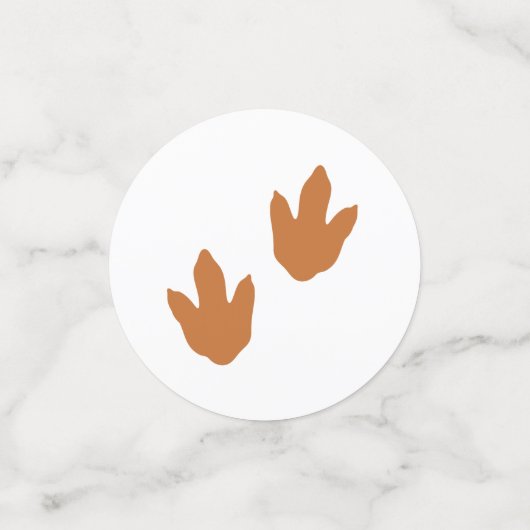 Niedlich Dinosaurier Geburtstag Konfetti (Klein Vorderseite)