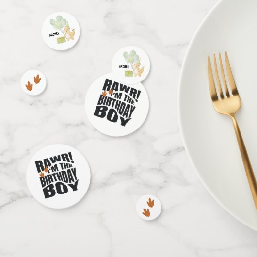 Niedlich Dinosaurier Geburtstag Konfetti (Gruppe)