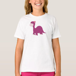 Niedlich Dinosaurier, Girl Dinosaurier, Pink Dinos T-Shirt