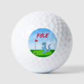 Niedlich Dinosaurier Golf Personalisiert Golfball (Vorderseite)