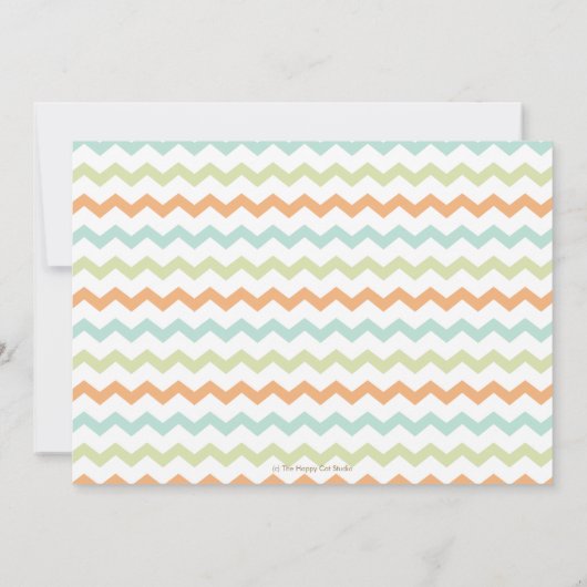 Niedlich Dinosaurier Greenery Boy Birthday Foto Einladung (Rückseite)