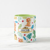 Niedlich Dinosaurier Kids Tasse (Zentrum)