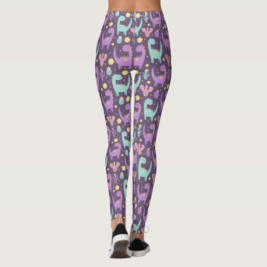 Niedlich Dinosaurier Leggings (Rückseite)