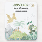 Niedlich Dinosaurier Mousepad (Vorne)