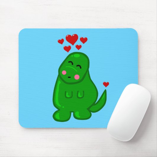 Niedlich Dinosaurier Mousepad (Mit Mouse)