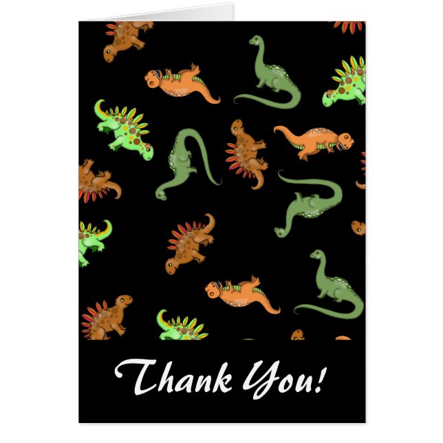 Niedlich Dinosaurier Muster (Vorne)