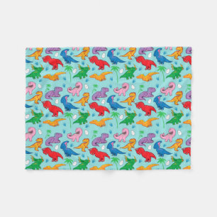Niedlich Dinosaurier Muster Fleecedecke