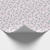 Niedlich Dinosaurier Muster Geschenkpapier (Ecke)