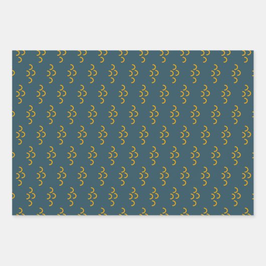 Niedlich Dinosaurier Muster Geschenkpapier Set (Vorderseite 2)