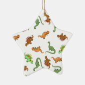 Niedlich Dinosaurier Muster Keramik Ornament (Rechts)