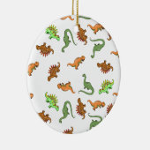 Niedlich Dinosaurier Muster Keramikornament (Rechts)