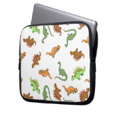 Niedlich Dinosaurier Muster Laptopschutzhülle (Vorderseite Links)