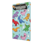 Niedlich Dinosaurier Muster Mini Klemmbrett (Gewinkelt2)