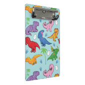 Niedlich Dinosaurier Muster Mini Klemmbrett (Schrägansicht)