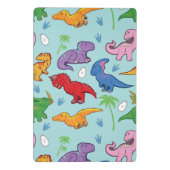 Niedlich Dinosaurier Muster Mini Klemmbrett (Rückseite)