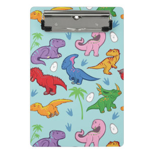 Niedlich Dinosaurier Muster Mini Klemmbrett