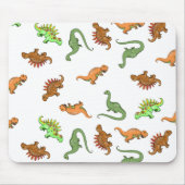 Niedlich Dinosaurier Muster Mousepad (Vorne)