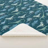 Niedlich Dinosaurier Muster Sherpadecke (3/4)