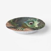 Niedlich Dinosaurier Pappteller (Gewinkelt)