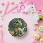 Niedlich Dinosaurier Pappteller (Party)