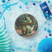 Niedlich Dinosaurier Pappteller (Party)