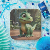 Niedlich Dinosaurier Pappteller (Party)