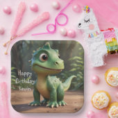 Niedlich Dinosaurier Pappteller (Party)