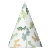 Niedlich Dinosaurier Partyhütchen (Rückseite)