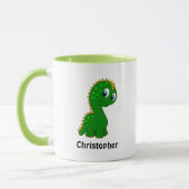Niedlich Dinosaurier Personalisiert Tasse (Links)