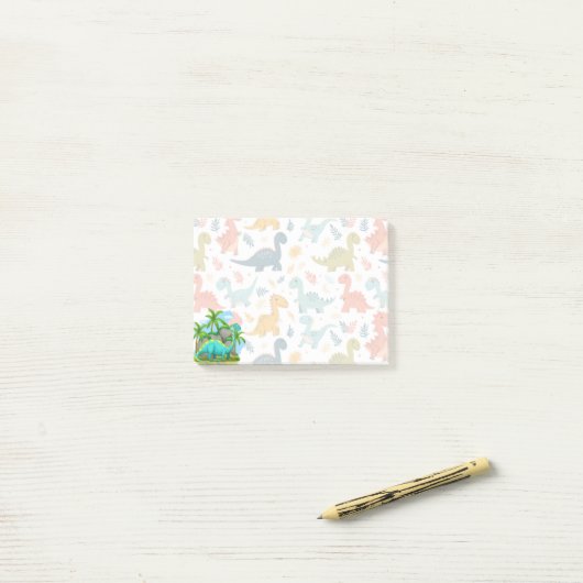 Niedlich Dinosaurier Post-it Klebezettel (Auf Schreibtisch)