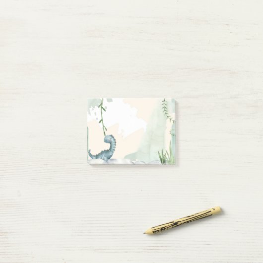 Niedlich Dinosaurier Post-it Klebezettel (Auf Schreibtisch)