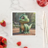Niedlich Dinosaurier Serviette (Beispiel)